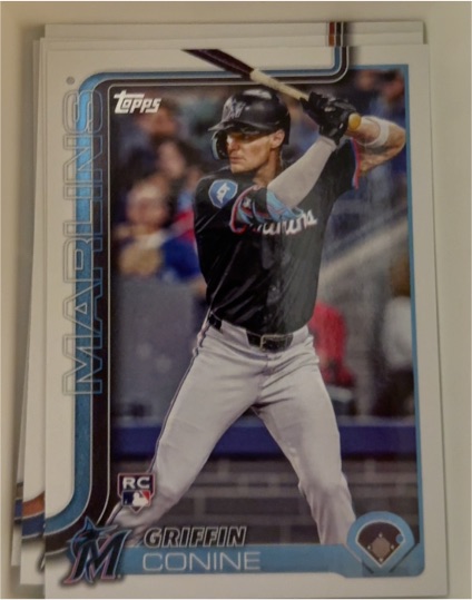 2025 Topps #RC Griffin Conine — front