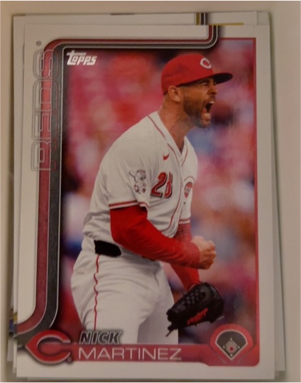 2025 Topps Series 1 #21 Nick Martinez — front