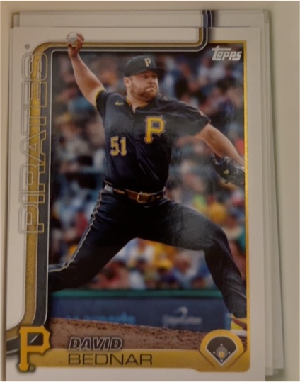 2025 Topps #381 David Bednar — front