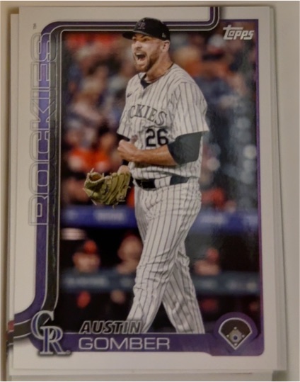 2025 Topps #640 Austin Gomber — front