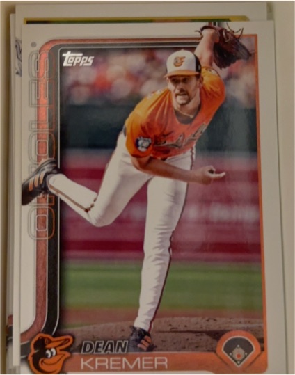 2020 Topps #US-ORIOLES-DEAN-KREMER Dean Kremer — front