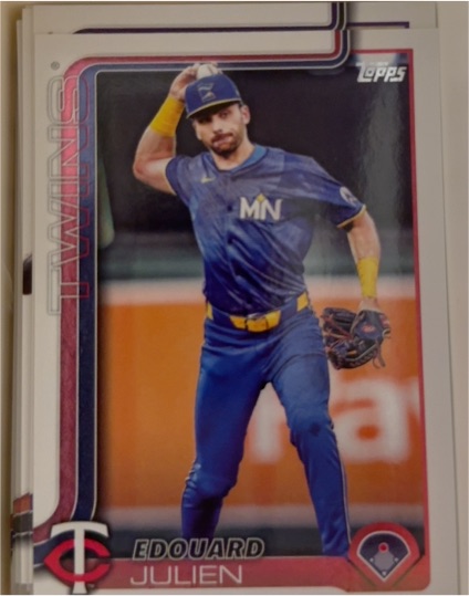 2025 Topps #503 Edouard Julien — front