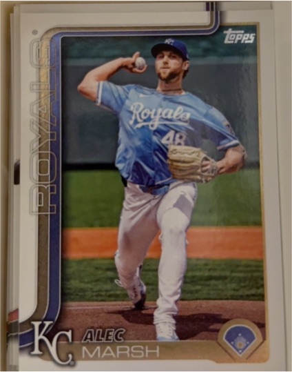 2025 Topps #607 Alec Marsh — front
