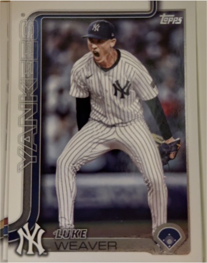 2025 Topps #506 Luke Weaver — front