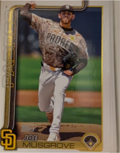 2025 Topps Series 2 #385 Joe Musgrove — front