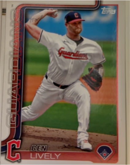 2025 Topps #532 Ben Lively — front