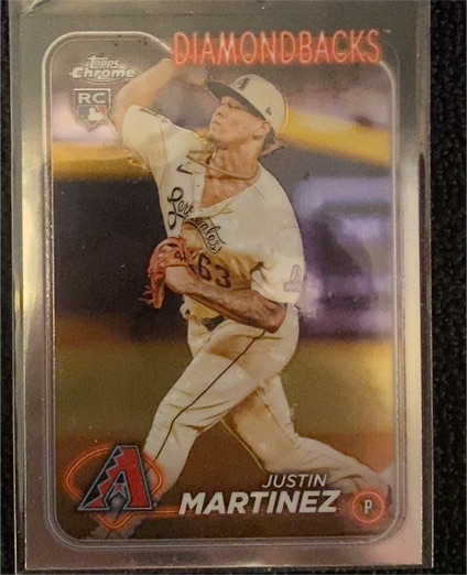 2024 Topps Chrome #159 Justin Martinez — front
