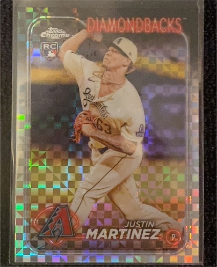 2024 Topps Chrome #159 Justin Martinez — front