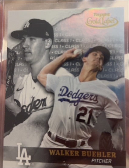 2020 Topps Gold Label #50 Walker Buehler — front