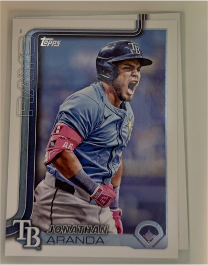 2025 Topps Series 2 Gold #678 Jonathan Aranda — front
