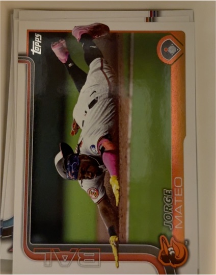 2025 Topps #484 Jorge Mateo — front