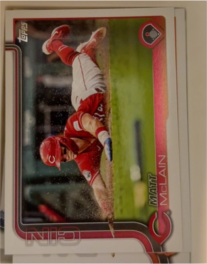2025 Topps #647 Matt McLain — front