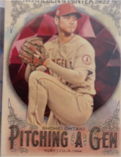 2022 Topps Allen & Ginter #PAG-9 Shohei Ohtani Pitching a Gem — front