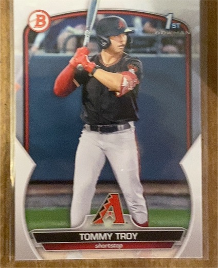2023 Bowman Draft #BD-103 Tommy Troy — front