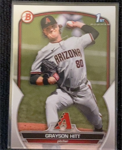 2023 Bowman Draft #BD-57 Grayson Hitt — front