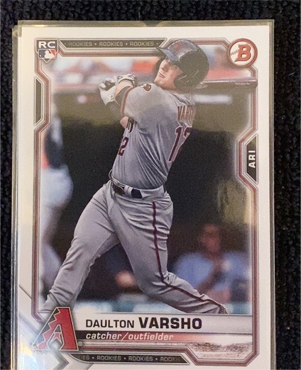 2021 Bowman #81 Daulton Varsho — front