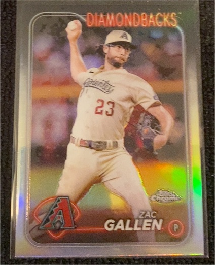 2024 Topps Chrome #147 Zac Gallen — front