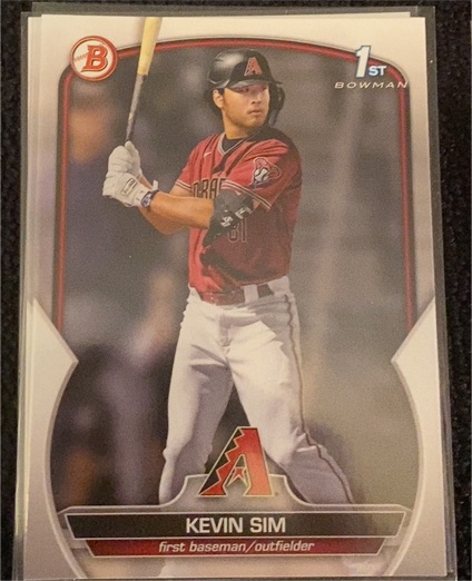 2023 Bowman Draft #BD-16 Kevin Sim — front