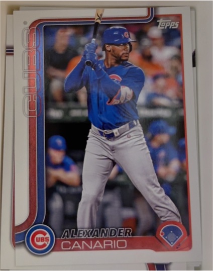 2025 Topps #655 Alexander Canario — front