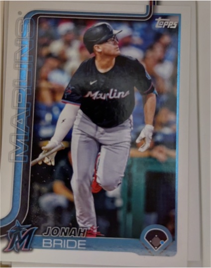 2025 Topps #585 Jonah Bride — front