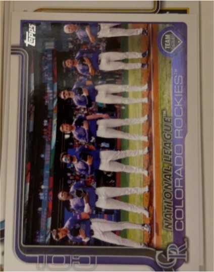 2025 Topps Series 2 #486 Colorado Rockies Team Card — front