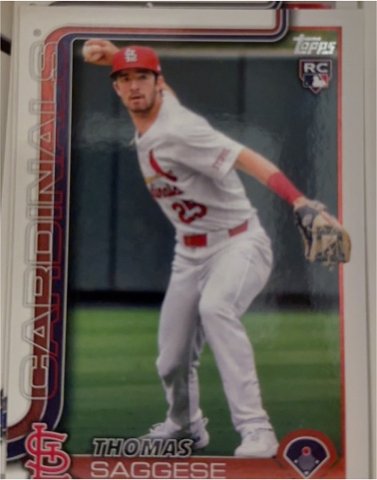 2025 Topps #463 Thomas Saggese — front