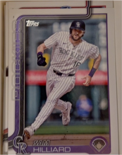 2025 Topps Series 1 #7 Sam Hilliard — front