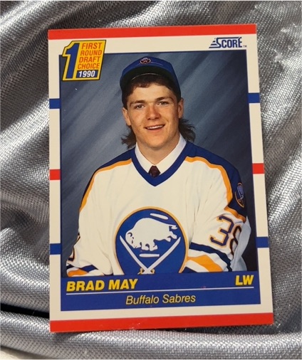 1990-91 Score #427 Brad May — front