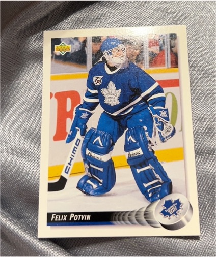 1992-93 Upper Deck #79 Felix Potvin — front