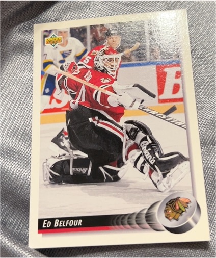 1992-93 Upper Deck #203b Ed Belfour — front