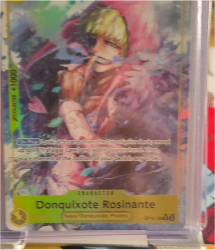 One Piece Card Game OP12-108 Donquixote Rosinante Alternate Art Legacy of the Master — front