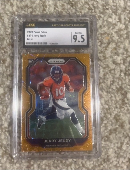 2020 Panini Prizm #314 Jerry Jeudy — front
