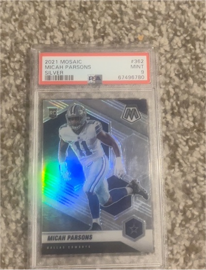 2021 Panini Mosaic #362 Micah Parsons — front