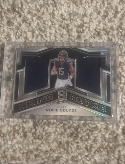 2024 Panini Spectra Rising Rookie Materials #RRM-ROE Rome Odunze — front
