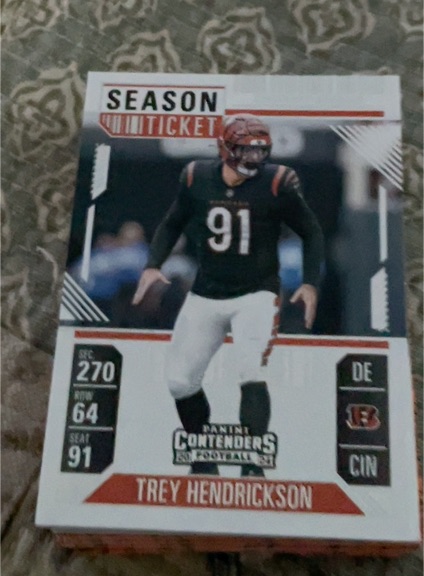 2024 Panini Contenders #91 Trey Hendrickson Season Ticket — front