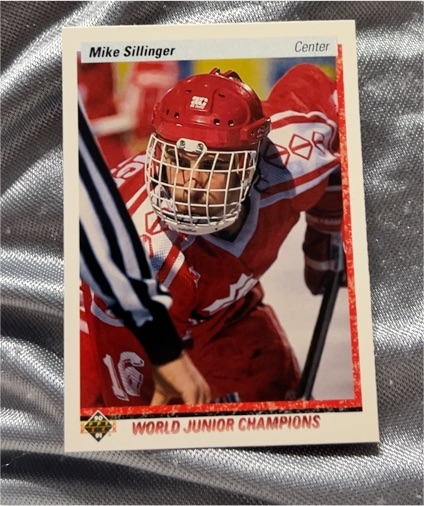 1990-91 Upper Deck #452 Mike Sillinger — front