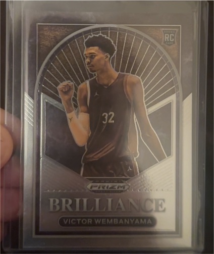 2023 Panini Prizm Draft Picks Brilliance #1 Victor Wembanyama — front