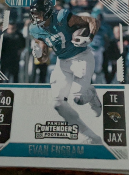 2024 Panini Contenders #40 Evan Engram — front