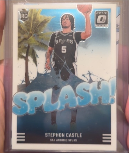 2024-25 Panini Donruss Optic #14 Stephon Castle Splash! — front