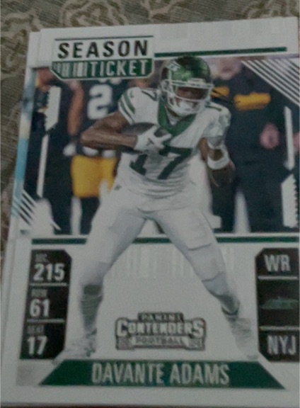 2024 Panini Contenders #54 Davante Adams Season Ticket — front