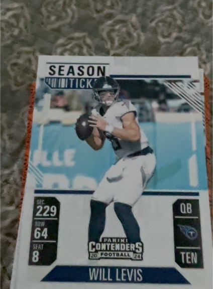 2024 Panini Contenders #95 Will Levis — front