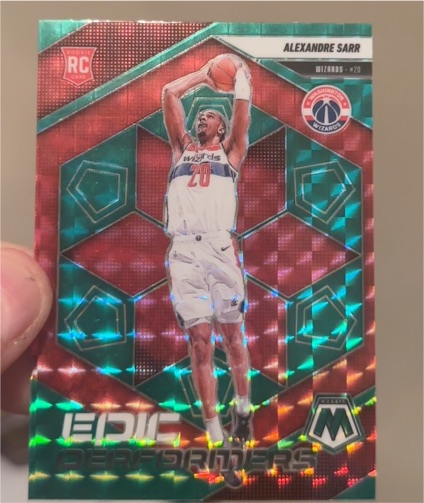 2024-25 Panini Mosaic #12 Alexandre Sarr Epic Performers — front