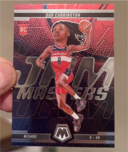 2024-25 Panini Mosaic #7 Bub Carrington Jam Masters RC — front