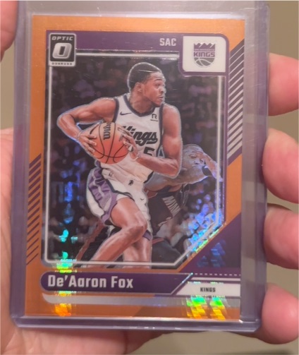 2024-25 Panini Donruss Optic #219 De'Aaron Fox — front