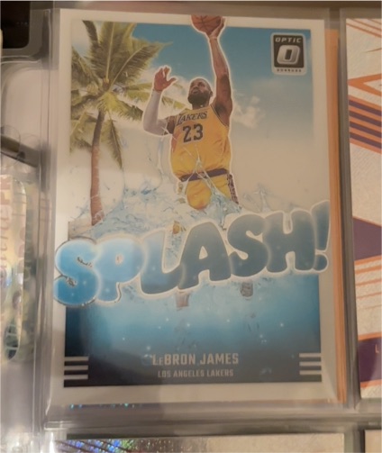 2024-25 Panini Donruss Optic #5 LeBron James Splash! — front