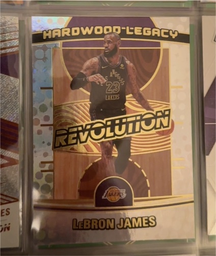 2024-25 Panini Revolution #2 LeBron James Hardwood Legacy — front