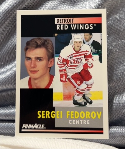 1991-92 Pinnacle #157 Sergei Fedorov — front