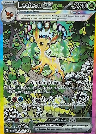 2024 Pokémon SAR #200 Leafeon ex — front