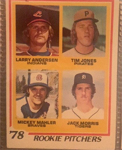 1978 Topps #703 Rookie Pitchers Jack Morris — front