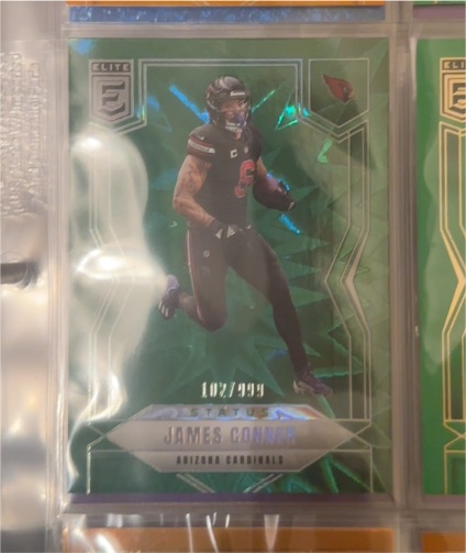 2025 Panini Donruss Elite #9 James Conner — front